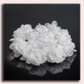 Róża główka 12 szt 4 cm White